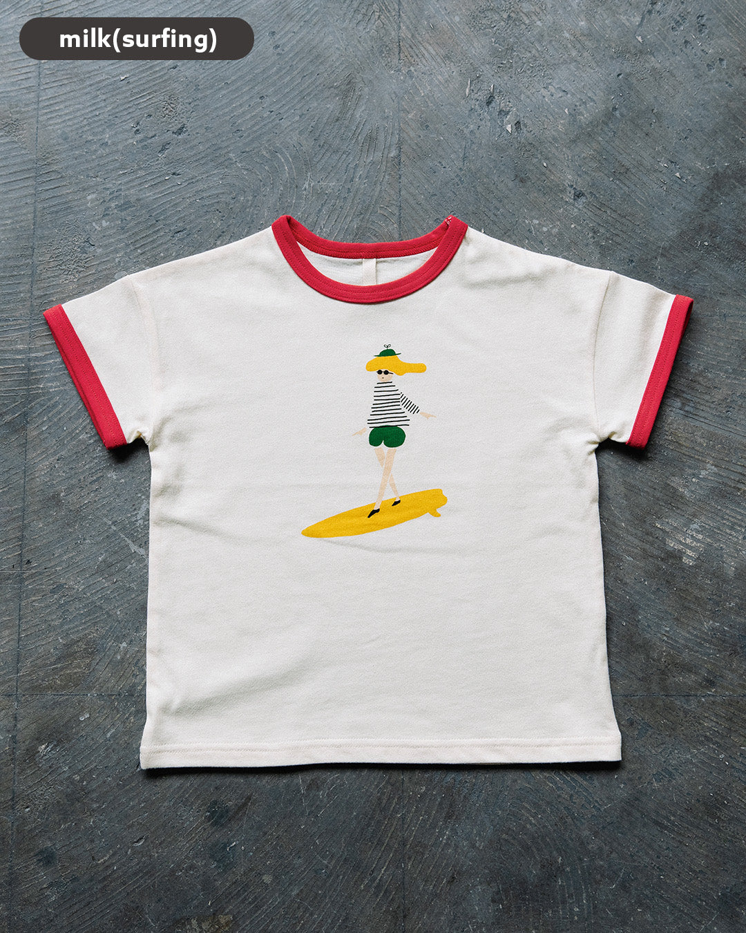 SALE】[t.] リンガー 半袖 Tシャツ – Ma Lumiere Store