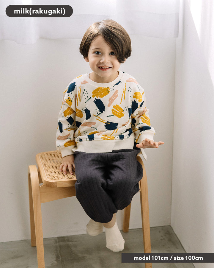 【新色追加】[t.] 総柄 トレーナー