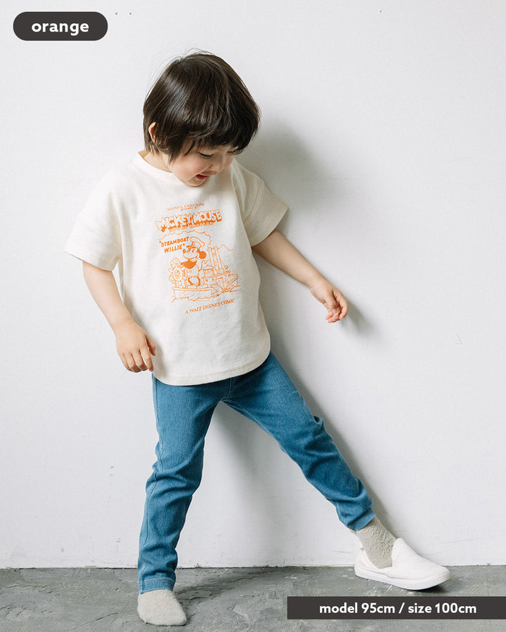 【NEW ARRIVAL】[t.] Disney ワッフルプリント半袖Tシャツ