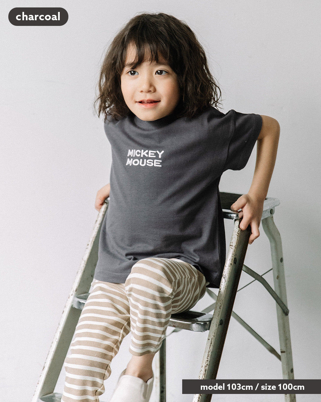 【7/22までTIMESALE10％OFF】[t.] Disney ポスタープリント半袖Tシャツ