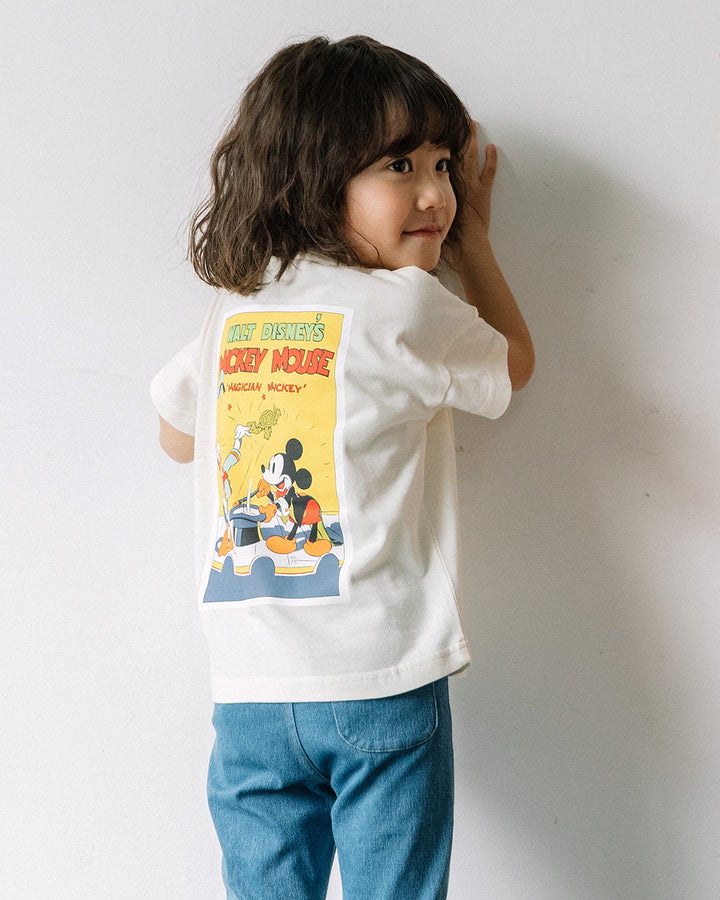 【7/22までTIMESALE10％OFF】[t.] Disney ポスタープリント半袖Tシャツ