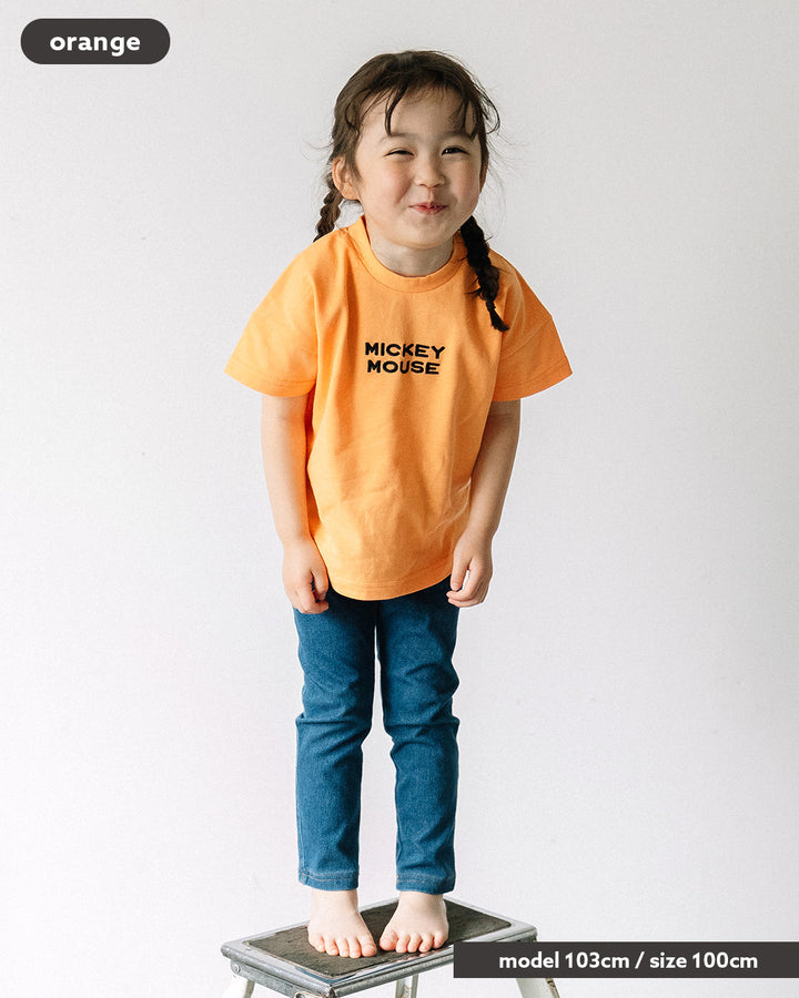 【7/22までTIMESALE10％OFF】[t.] Disney ポスタープリント半袖Tシャツ
