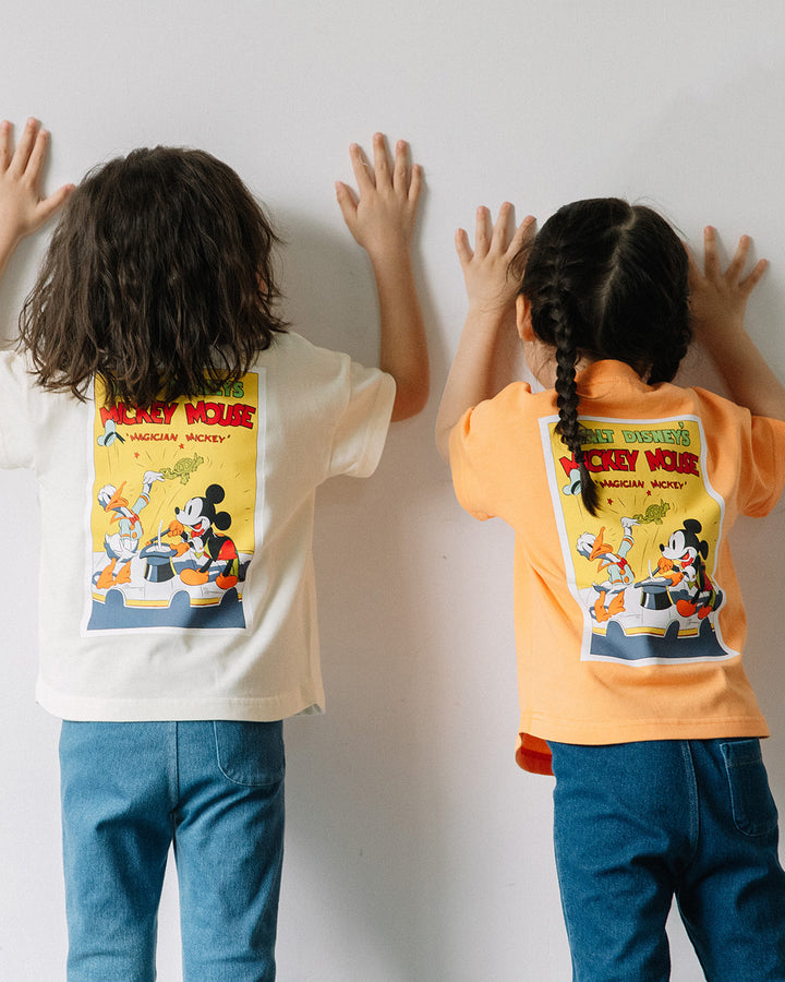 【7/22までTIMESALE10％OFF】[t.] Disney ポスタープリント半袖Tシャツ
