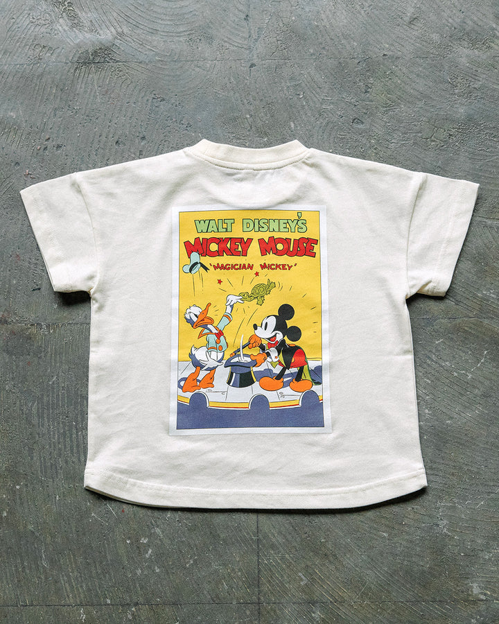 【7/22までTIMESALE10％OFF】[t.] Disney ポスタープリント半袖Tシャツ
