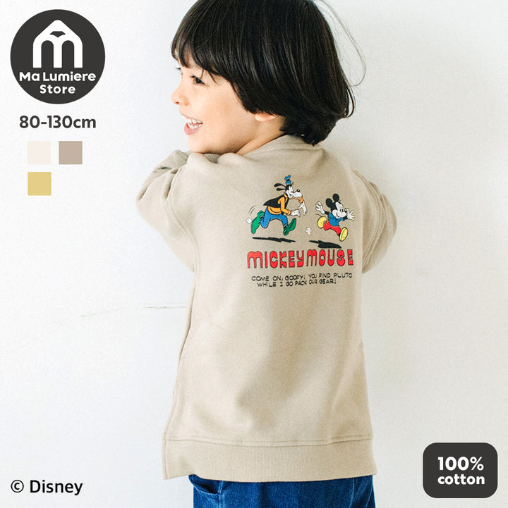 [t.] Disney 前後 プリント トレーナー