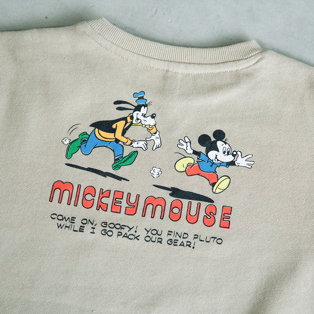 [t.] Disney 前後 プリント トレーナー