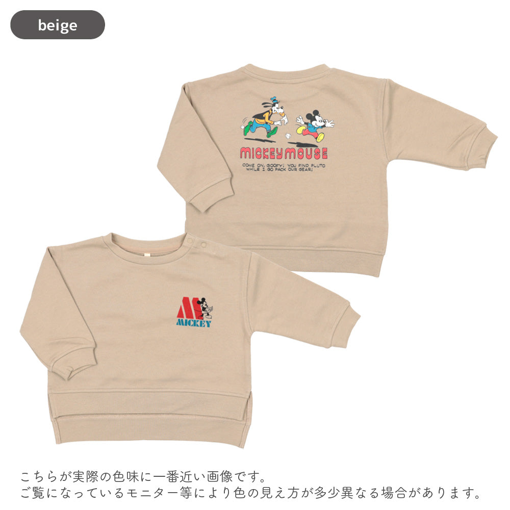 [t.] Disney 前後 プリント トレーナー