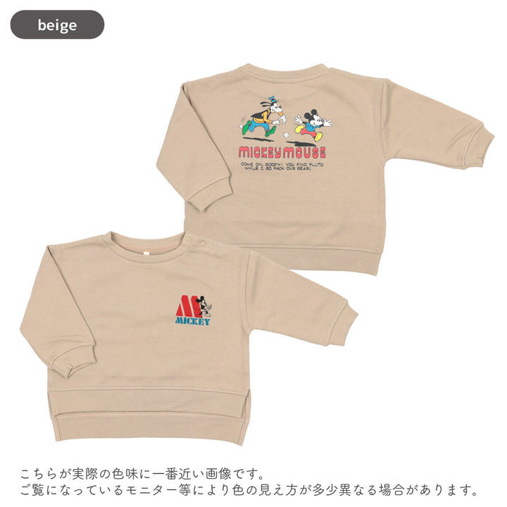 [t.] Disney 前後 プリント トレーナー