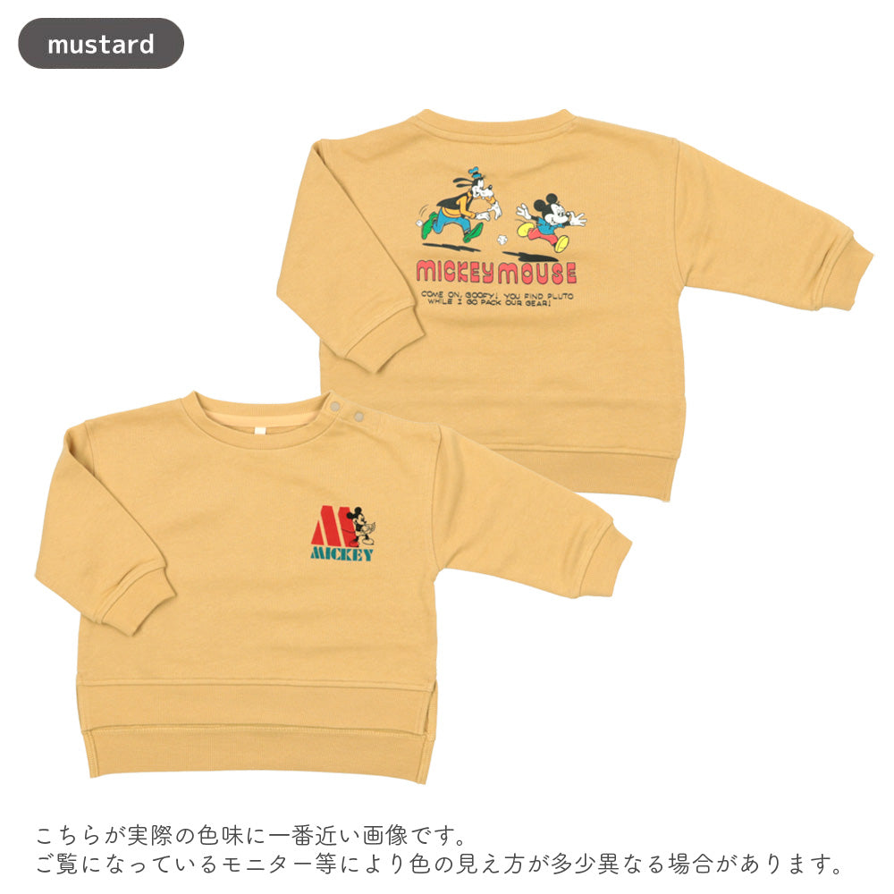 [t.] Disney 前後 プリント トレーナー