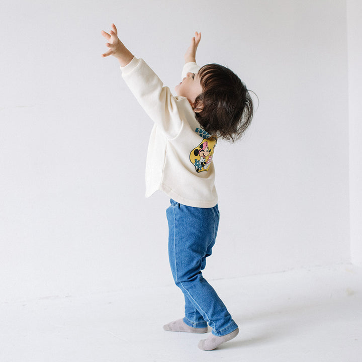 [t.] Disney レトロ プリント トレーナー