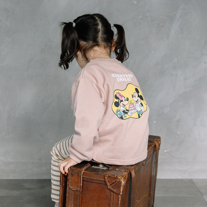 [t.] Disney レトロ プリント トレーナー