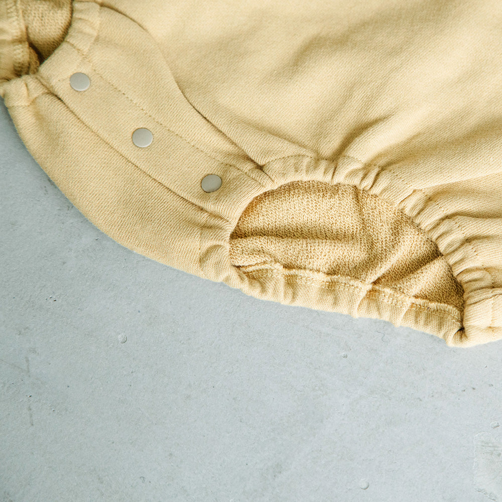 [t.] Disney 前後 プリント 裏毛 ロンパース