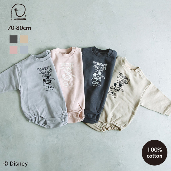 [t.] Disney 裏毛ロンパース
