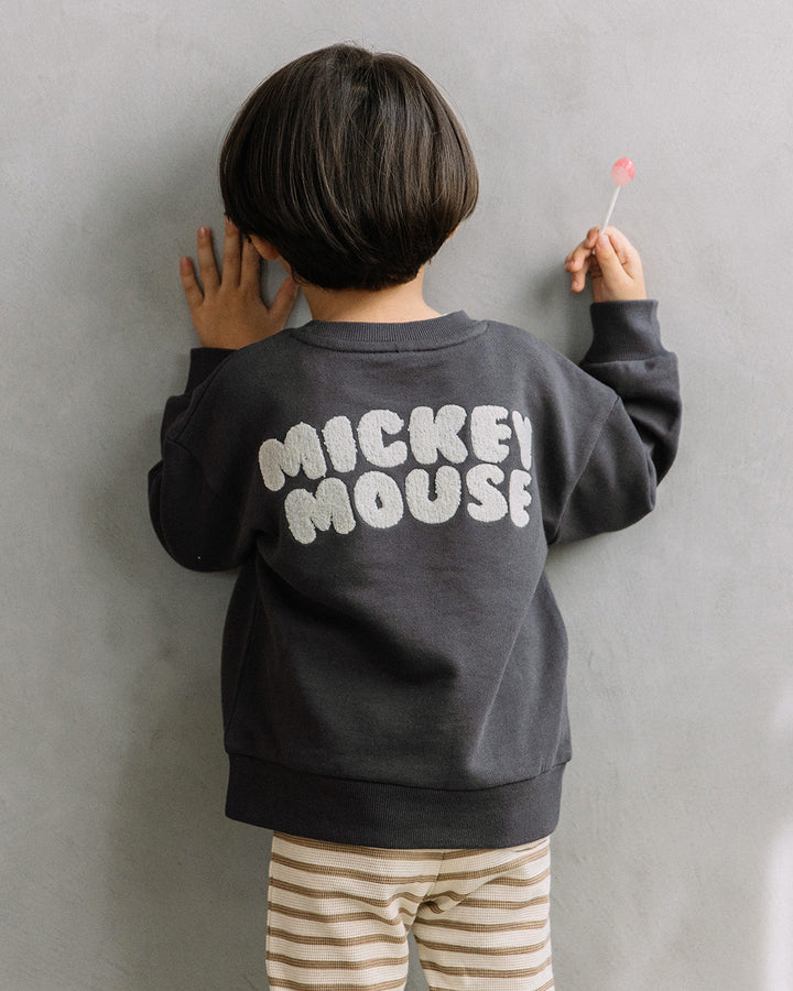 【新作】[t.] Disney サガラ刺繍＆プリント トレーナー