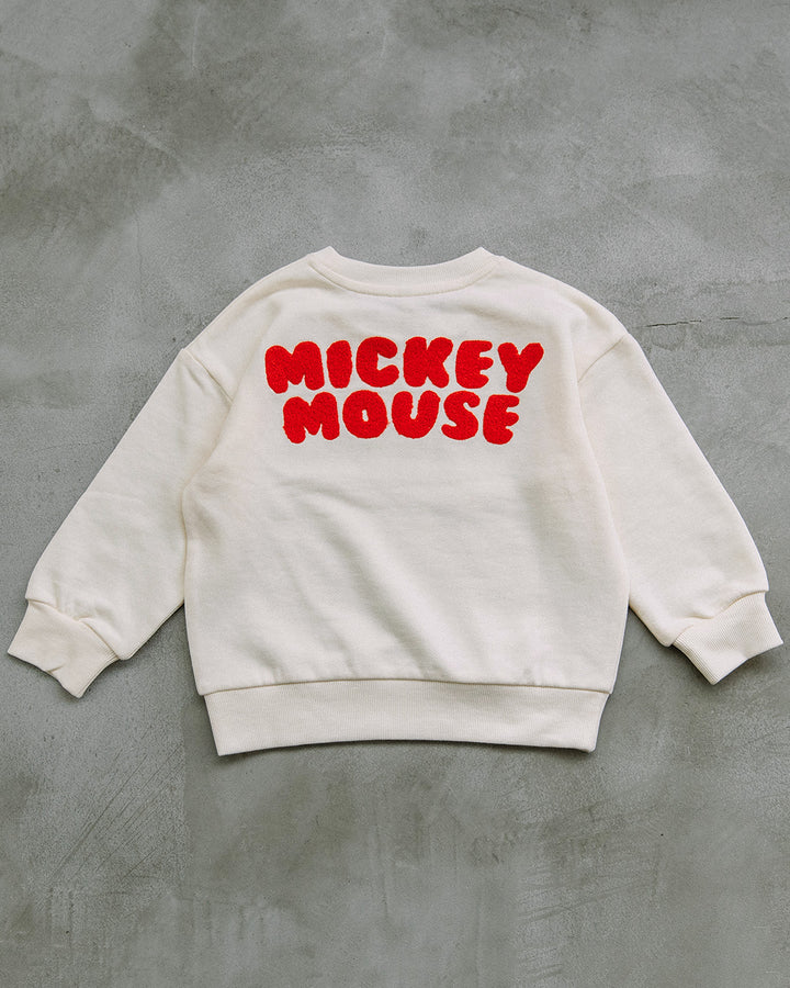 【新作】[t.] Disney サガラ刺繍＆プリント トレーナー