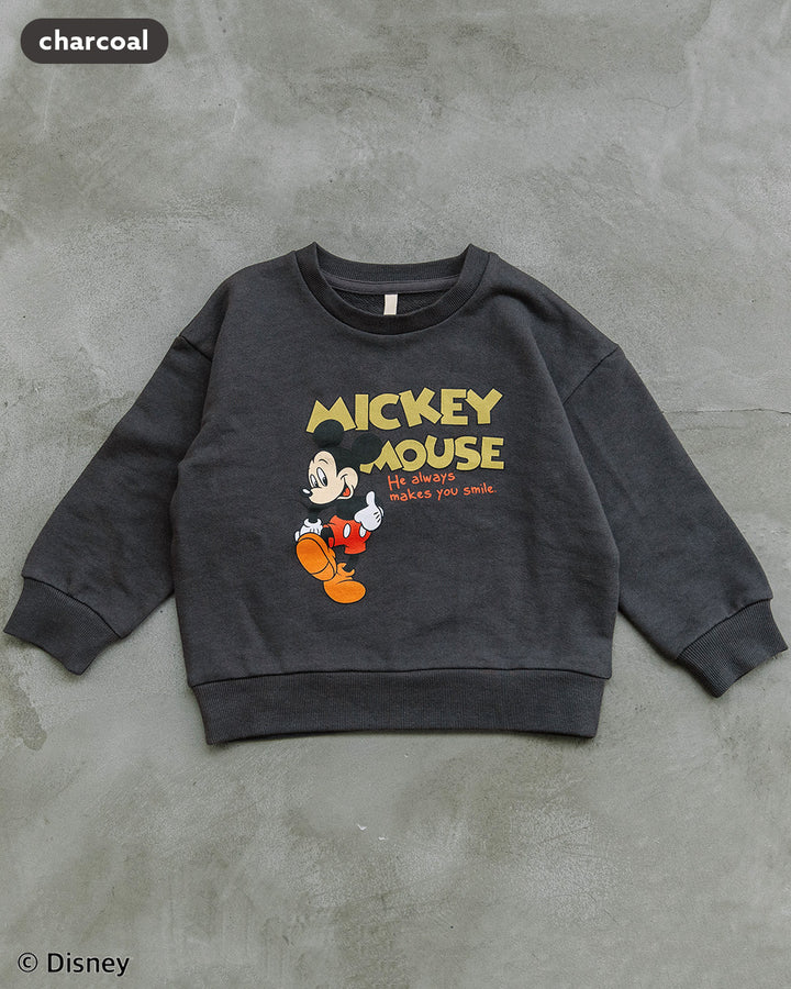 【新作】[t.] Disney サガラ刺繍＆プリント トレーナー