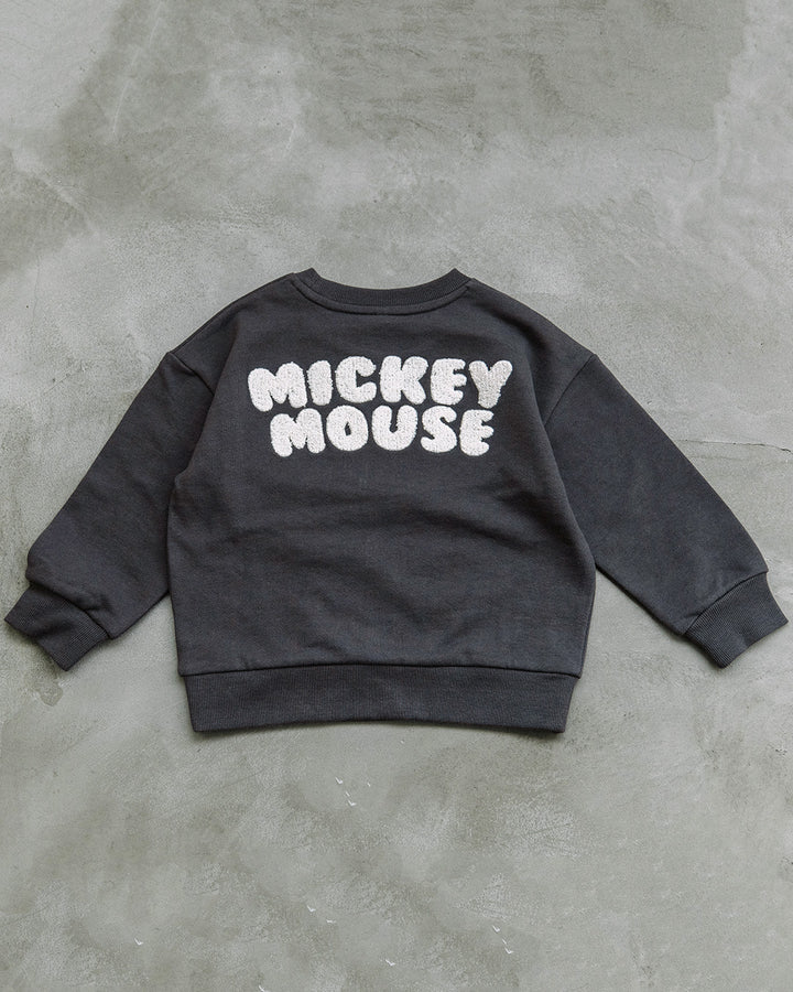 【新作】[t.] Disney サガラ刺繍＆プリント トレーナー