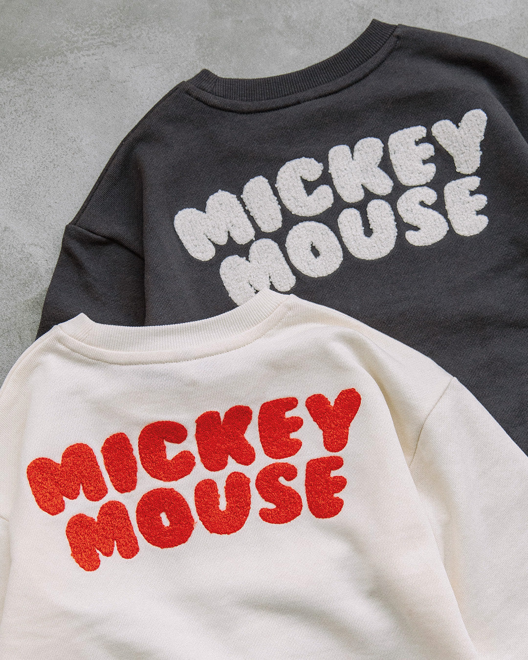 【新作】[t.] Disney サガラ刺繍＆プリント トレーナー