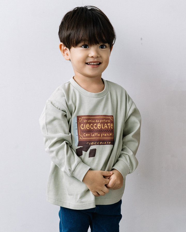 【予約5%OFF】【新作】[t.] たべものパッケージ長袖Tシャツ