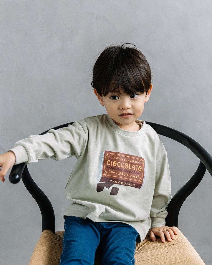 【予約5%OFF】【新作】[t.] たべものパッケージ長袖Tシャツ