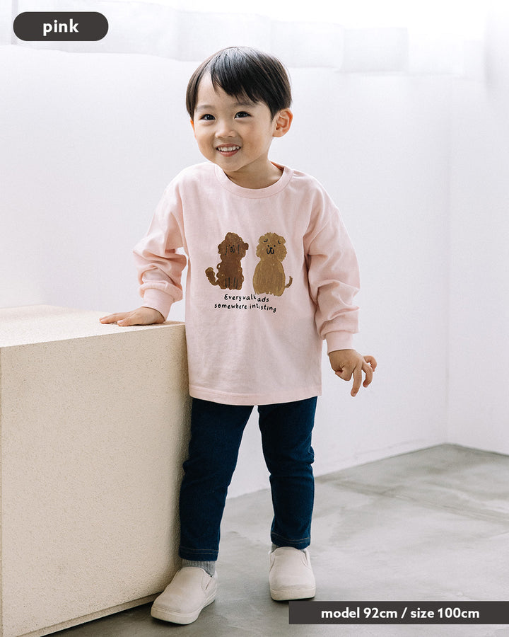 [New Arrival] [t.] Watercolor Animal Long-Sleeve T-Shirt