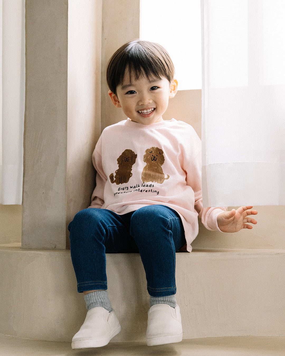 [New Arrival] [t.] Watercolor Animal Long-Sleeve T-Shirt