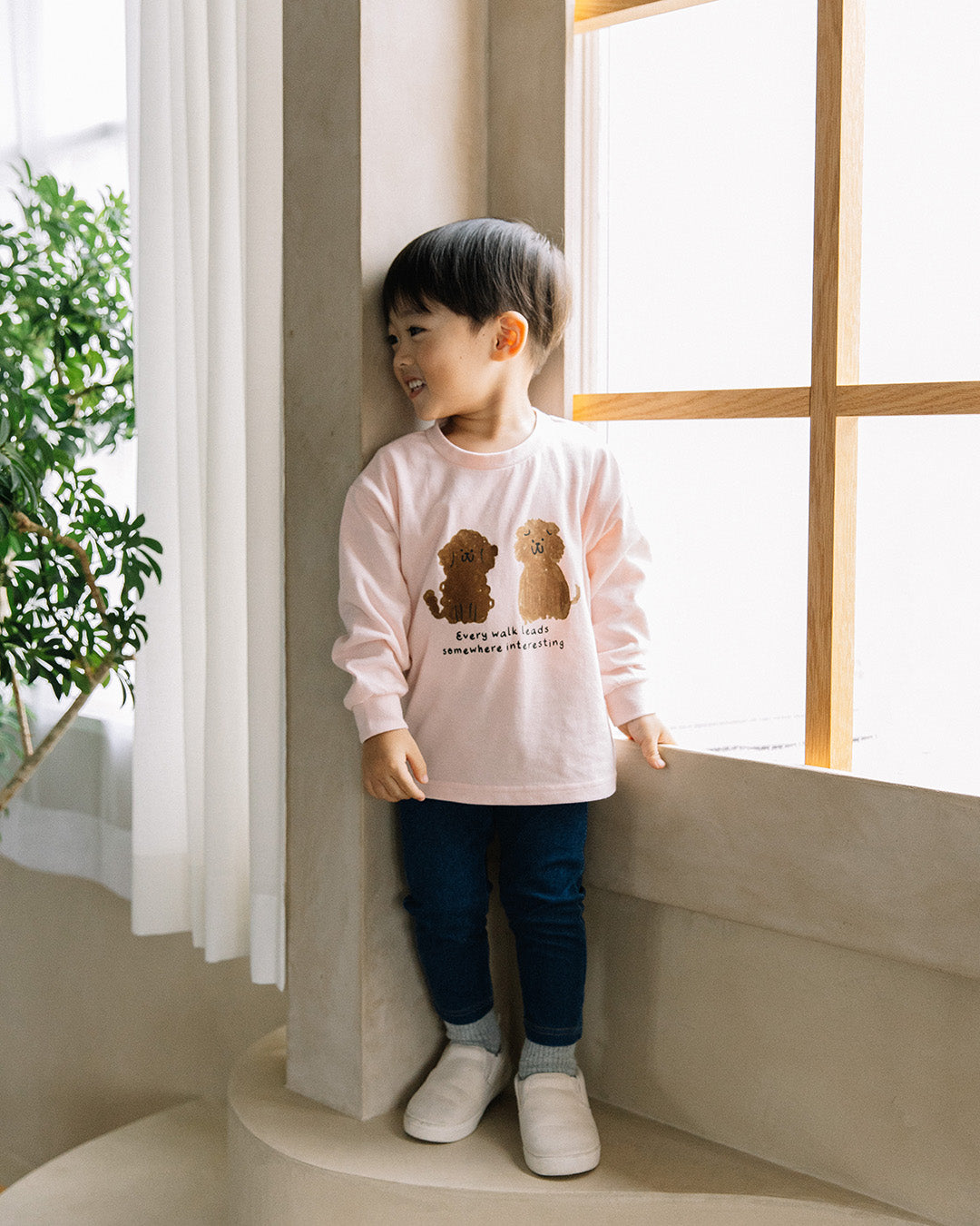 [New Arrival] [t.] Watercolor Animal Long-Sleeve T-Shirt