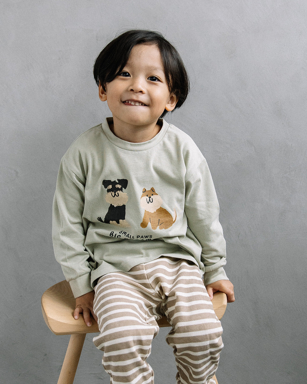 [New Arrival] [t.] Watercolor Animal Long-Sleeve T-Shirt