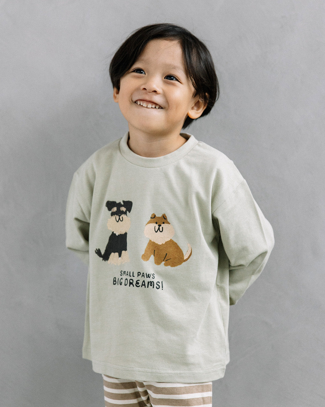 [New Arrival] [t.] Watercolor Animal Long-Sleeve T-Shirt