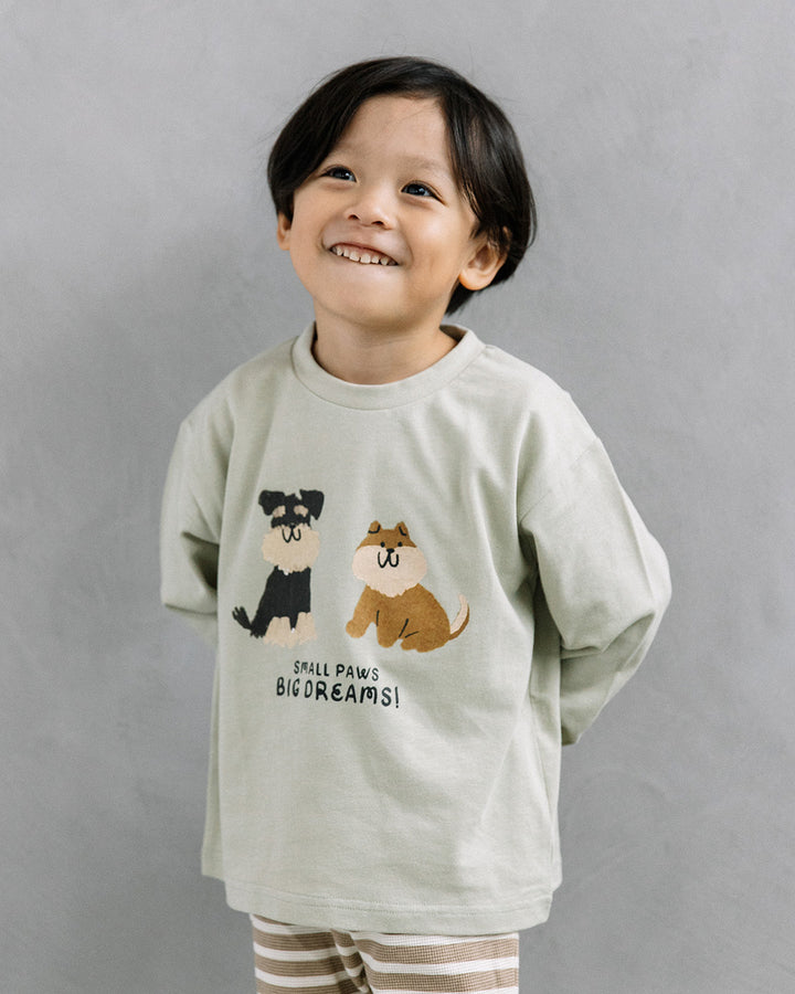 [New Arrival] [t.] Watercolor Animal Long-Sleeve T-Shirt
