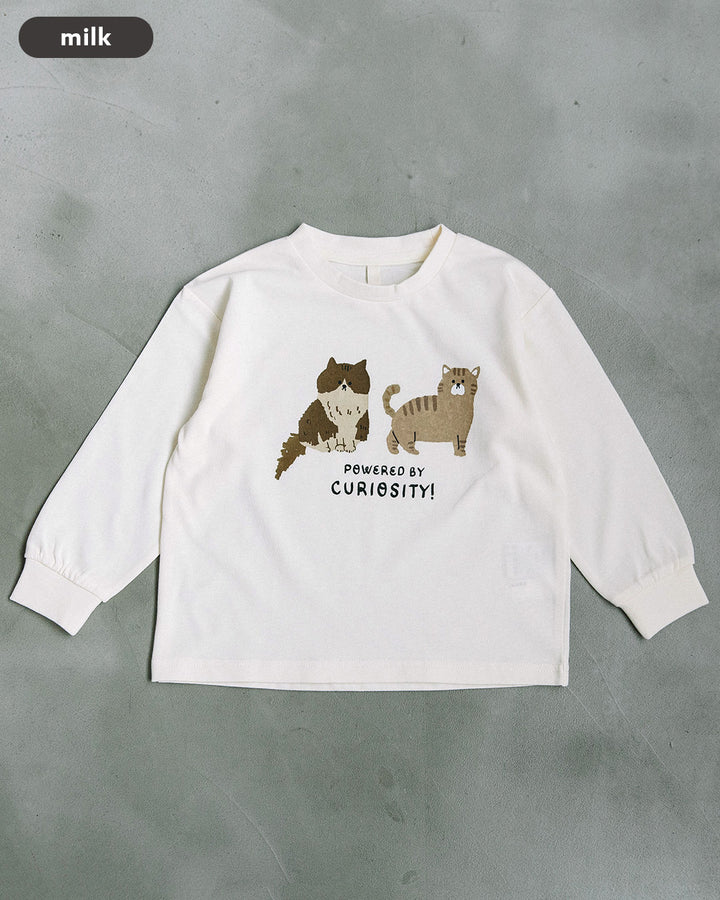 [New Arrival] [t.] Watercolor Animal Long-Sleeve T-Shirt