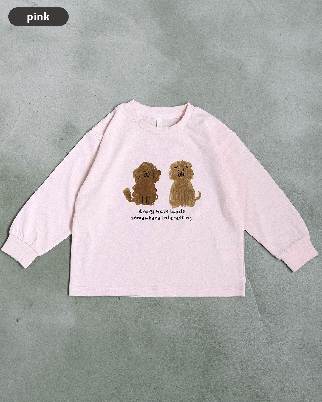 [New Arrival] [t.] Watercolor Animal Long-Sleeve T-Shirt