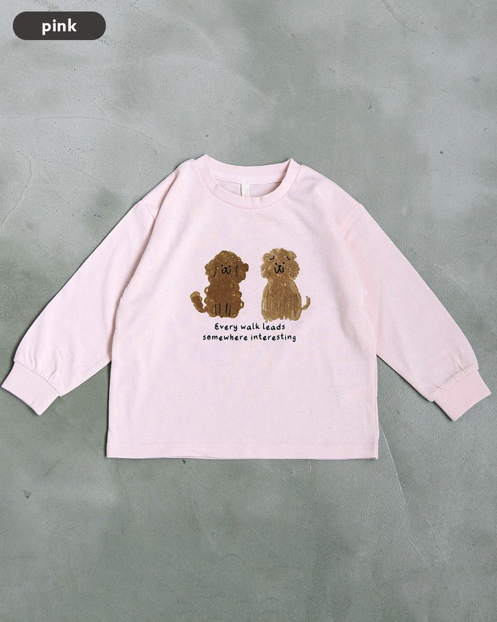 [New Arrival] [t.] Watercolor Animal Long-Sleeve T-Shirt