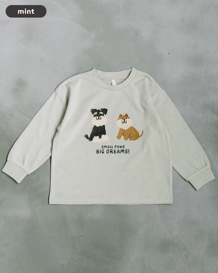 [New Arrival] [t.] Watercolor Animal Long-Sleeve T-Shirt