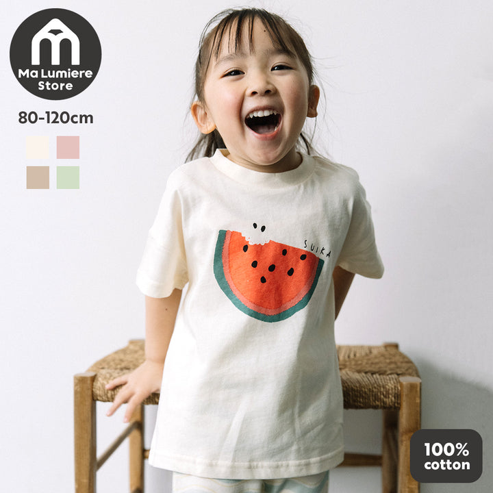 【TIMESALE】[t.] 夏 プリント 半袖 Tシャツ