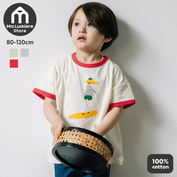 [t.] リンガー 半袖 Tシャツ