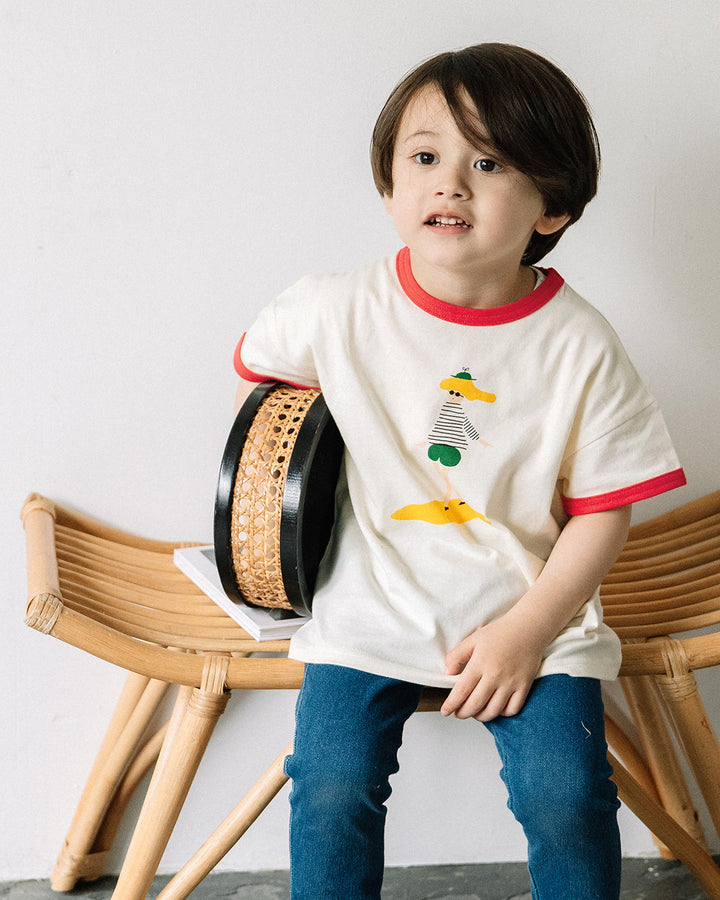 【再入荷】[t.] リンガー 半袖 Tシャツ