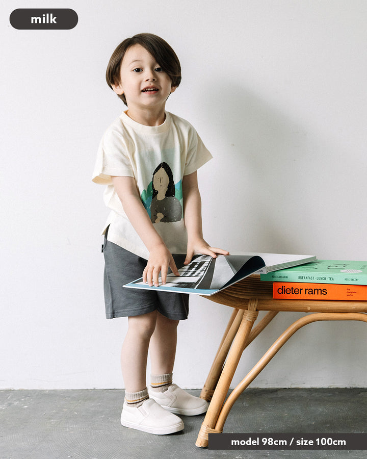 【NEW ARRIVAL】[t.] アートプリント半袖Tシャツ