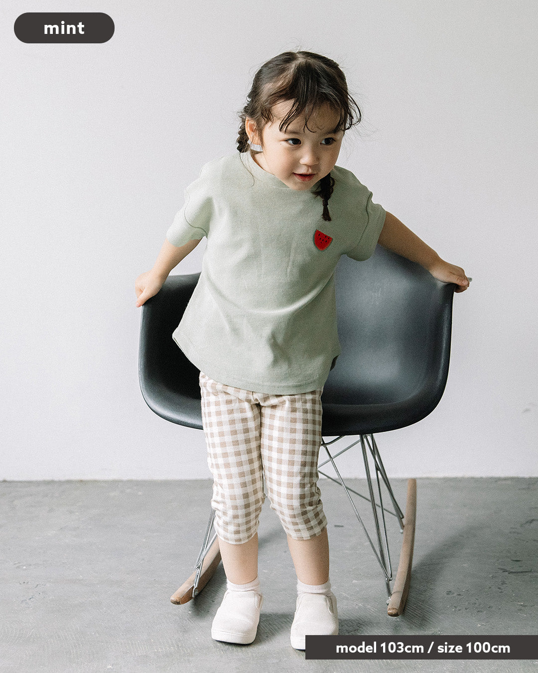 【NEW ARRIVAL】[t.] ワッフル刺繍半袖Tシャツ