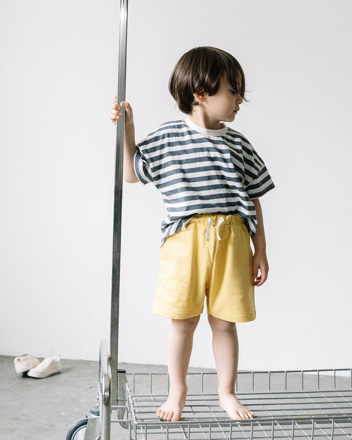 【NEW ARRIVAL】[t.] 配色ステッチショートパンツ
