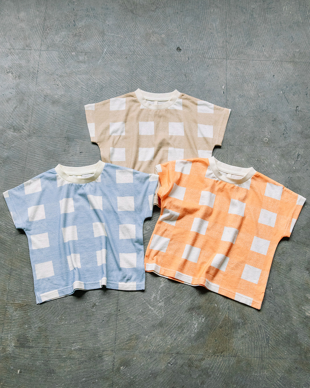 【NEW ARRIVAL】 [t.] 薄手生地 チェック柄セットアップ ルームウェア