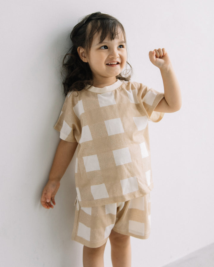 【特價】[t.] 薄款面料 格紋套裝 家居服