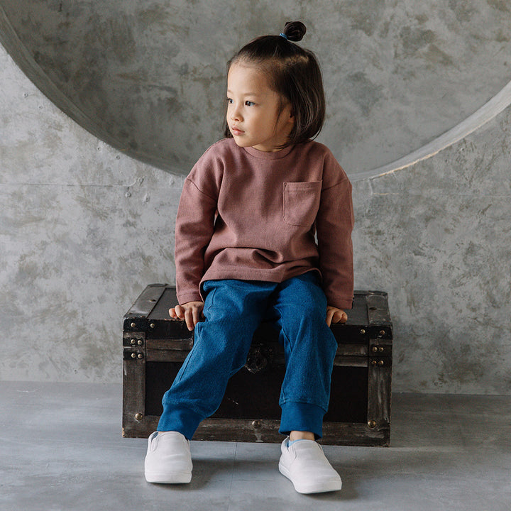 [t.] BIGシルエット ワッフル 長袖 Tシャツ