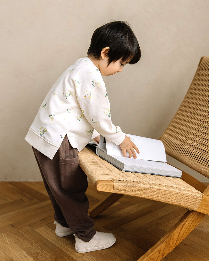 [t.] サイドポケット キルト パンツ