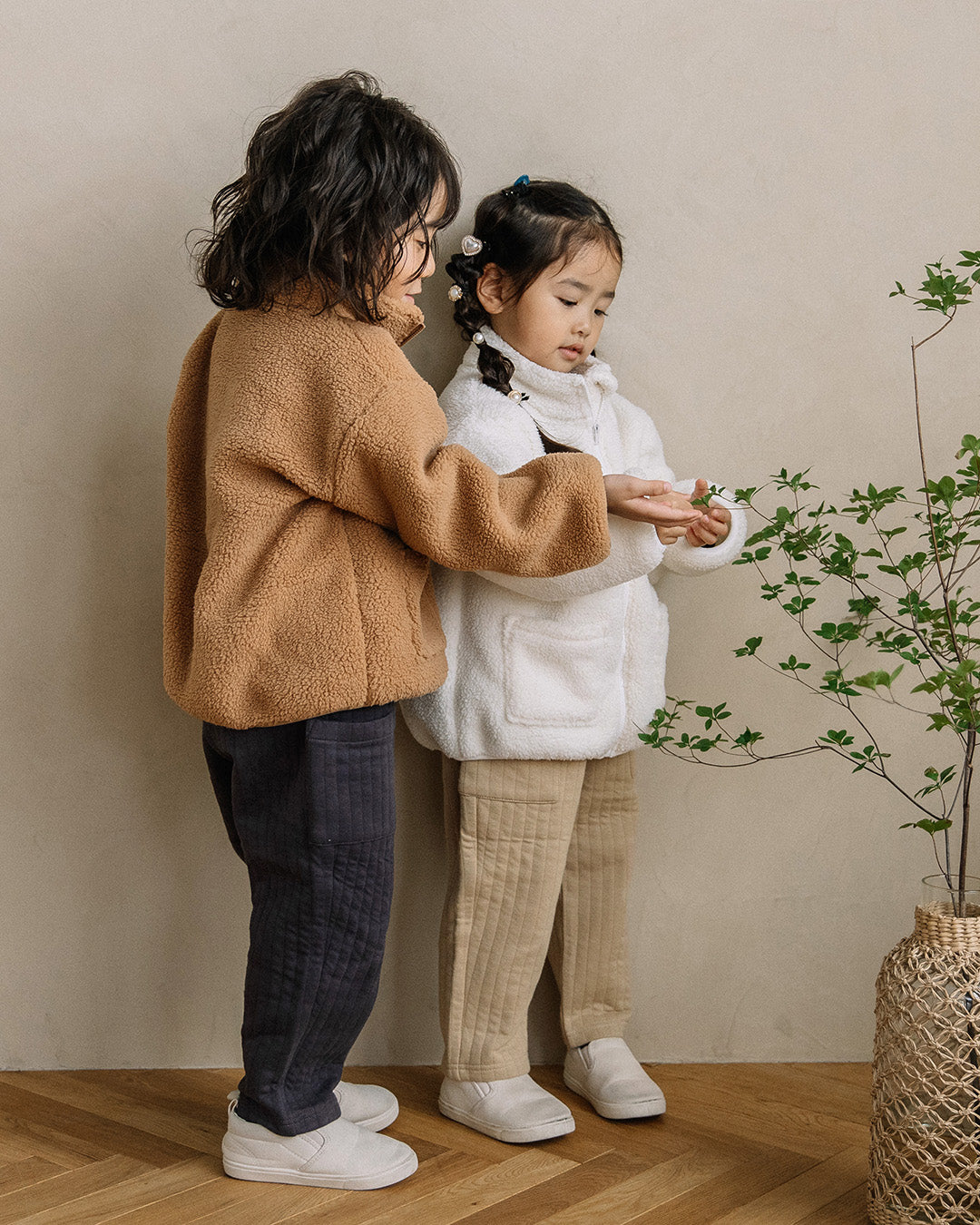 [t.] サイドポケット キルト パンツ