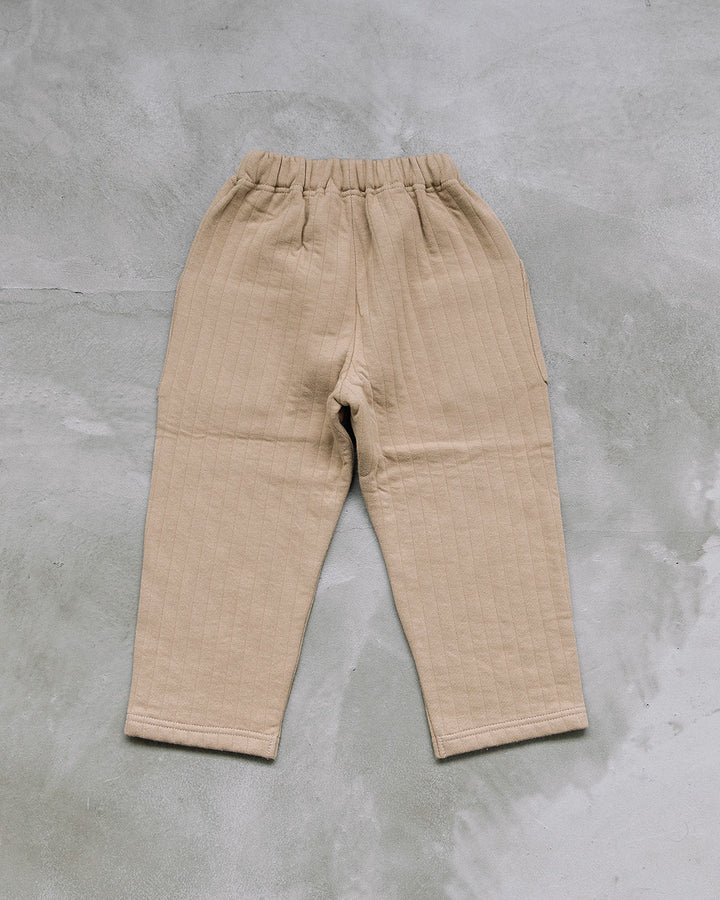 [t.] サイドポケット キルト パンツ