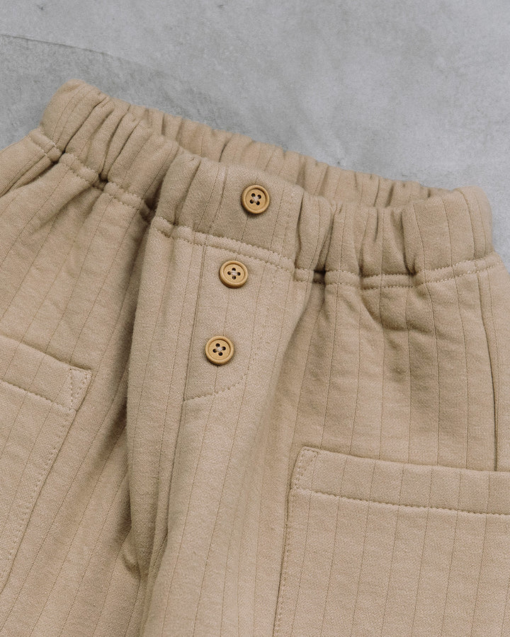 [t.] サイドポケット キルト パンツ