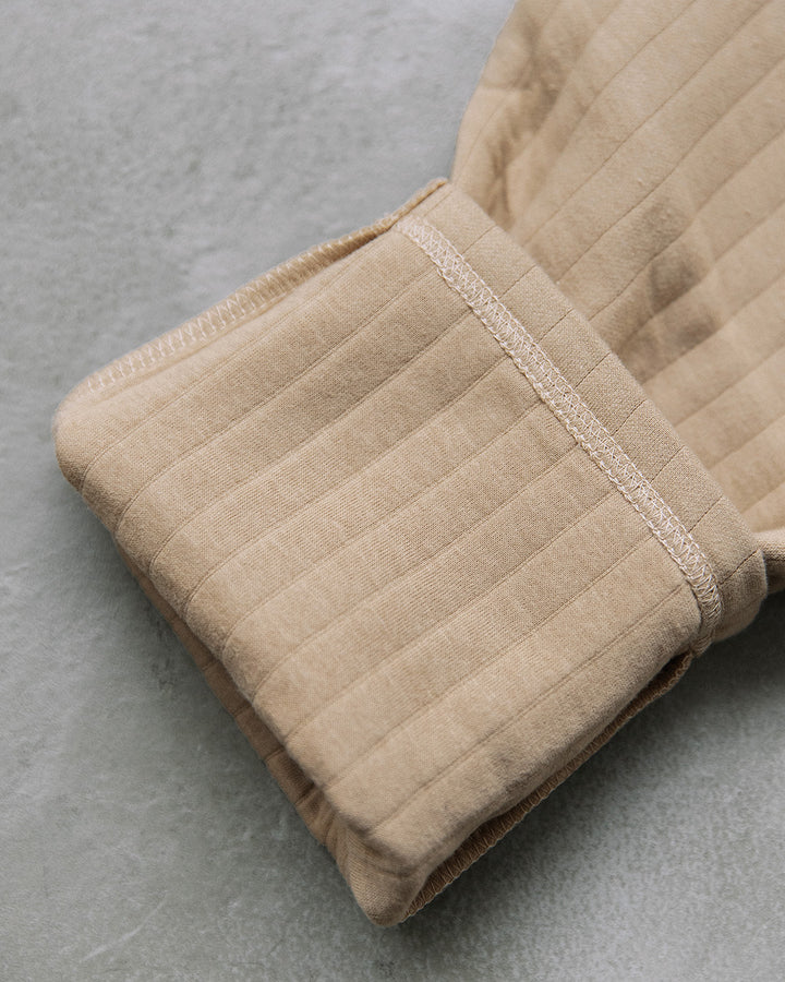 [t.] サイドポケット キルト パンツ