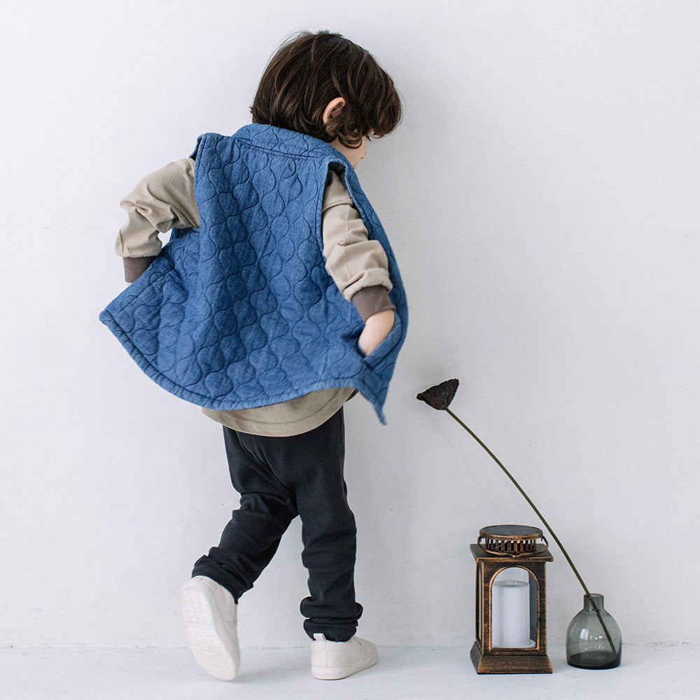 【SALE】[t.] デニム キルト ベスト