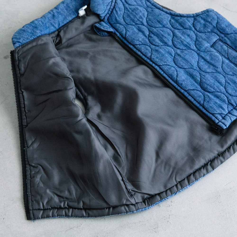 【SALE】[t.] デニム キルト ベスト